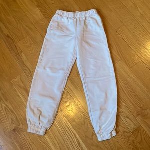 Brandy Melville Cotton Sweatpants Off White EUC